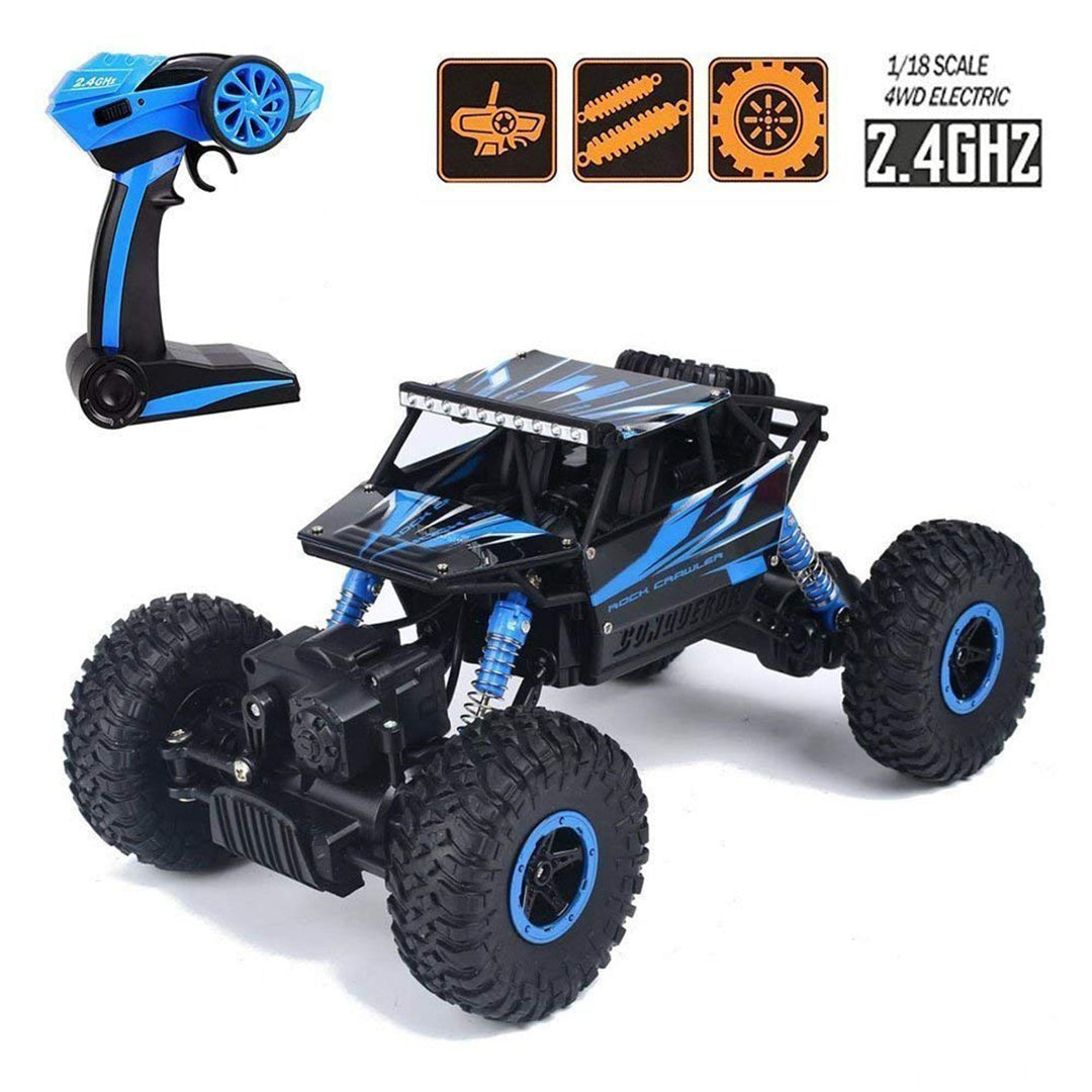 ToyBharat RC Monster Remote Control Car is a powerful multicolour electronic car toy with stunt action. Safe, durable, and exciting for kids, it's ideal for indoor and outdoor play and makes a thrilling gift.