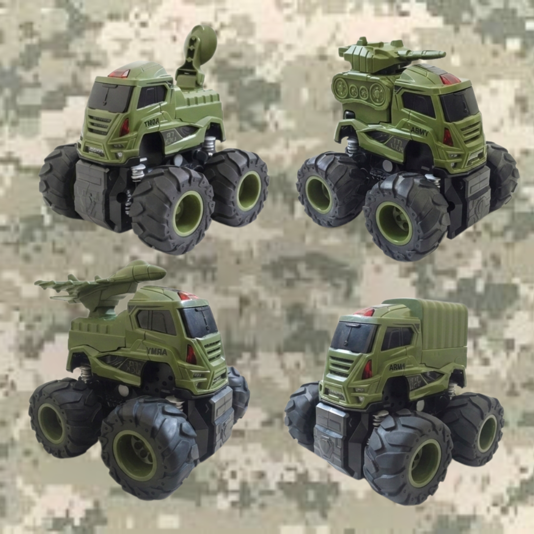 ToyBharat Army Power Truck| Friction Power Toy with a Realistic Design. Perfect Gift for Kids aged 1–6 Years. Safe, Non-Toxic, and ideal for exciting indoor and outdoor play adventures.| Pack Of 1 Pcs.|