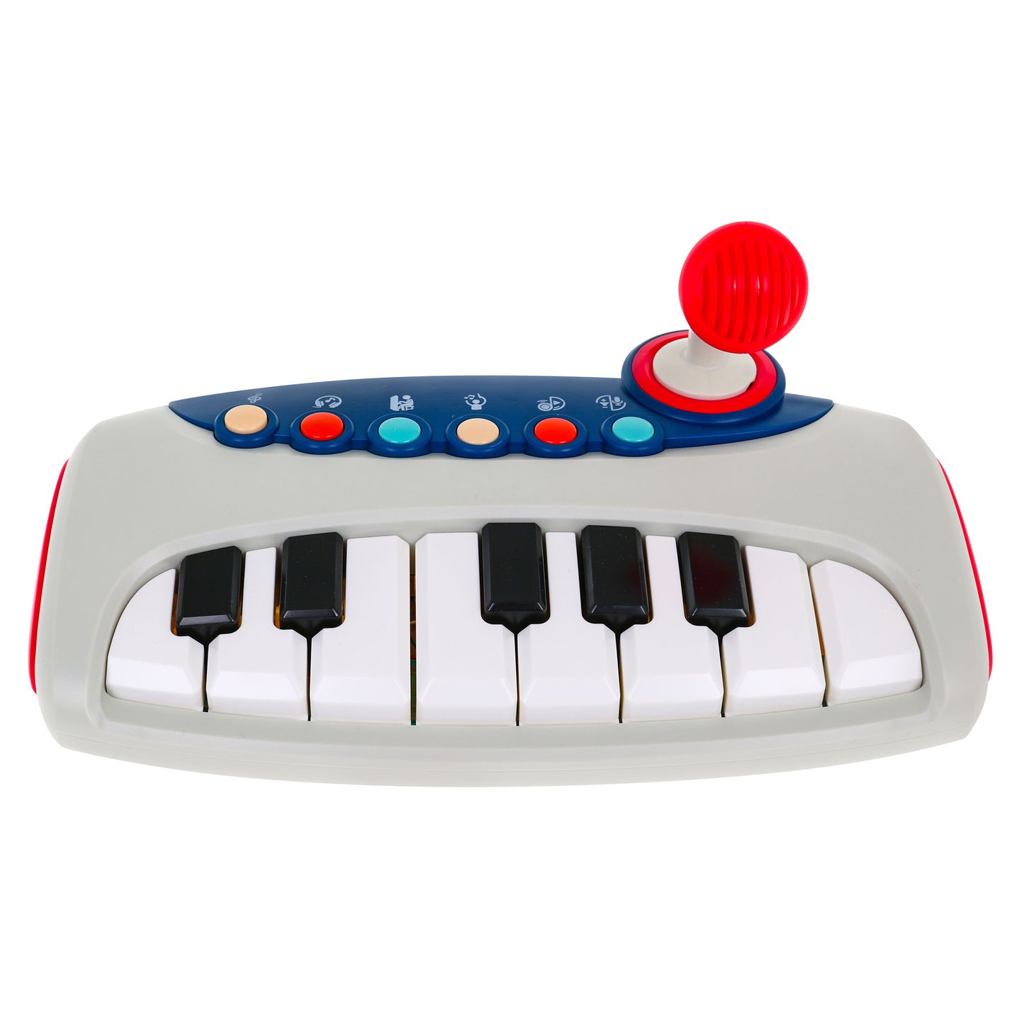 ToyBharat Battery-Operated Musical Piano Keyboard Toy with Microphone, Melodies & Sound Effects – Perfect Early Learning Toy for Toddlers 2+ Years, Supports Music Skills & Fun Play