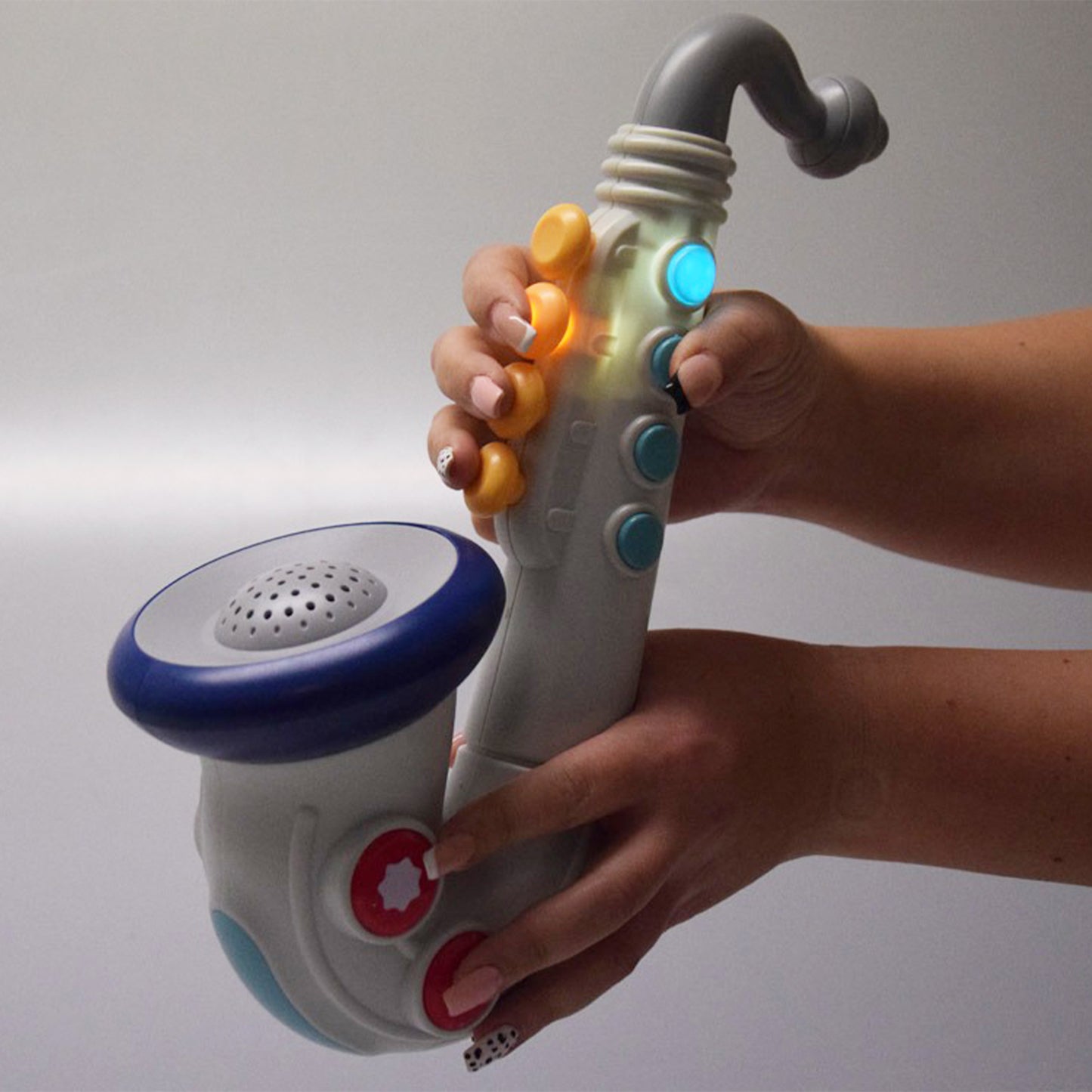 ToyBharat Musical Battery Saxophone Toy – Colorful, Fun Sound & Easy Play for Kids 3+ – Engaging Educational Instrument, Perfect Gift for Boys & Girls