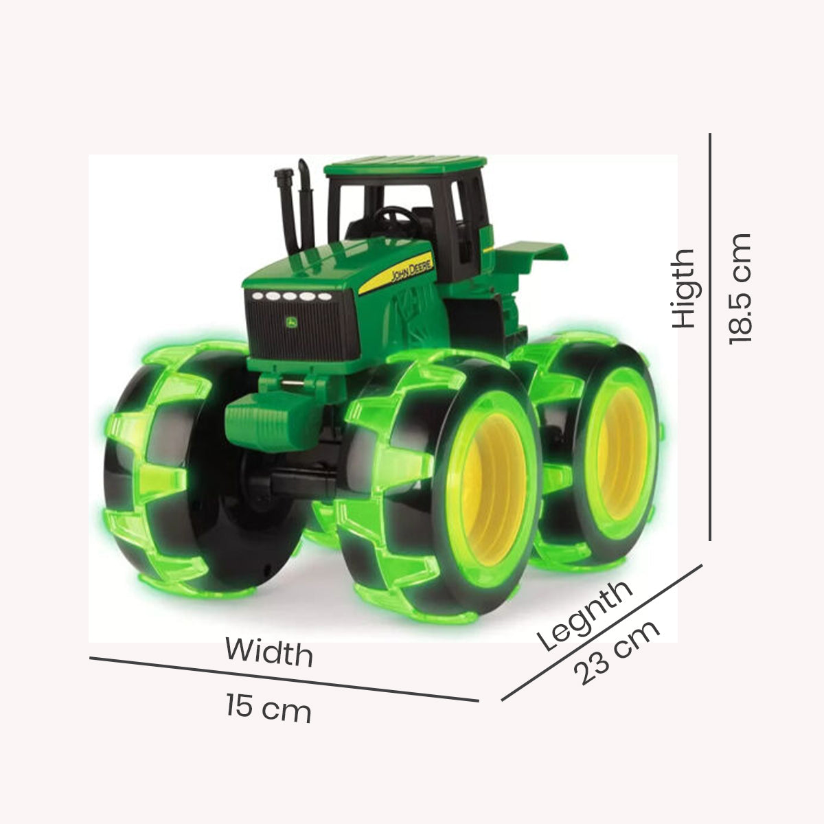 ToyBharat Lighting Small Farm Tractor | Electronics Small Farm Tractor | Lighting Toy | Multicolor | Birthday Gift for kids |