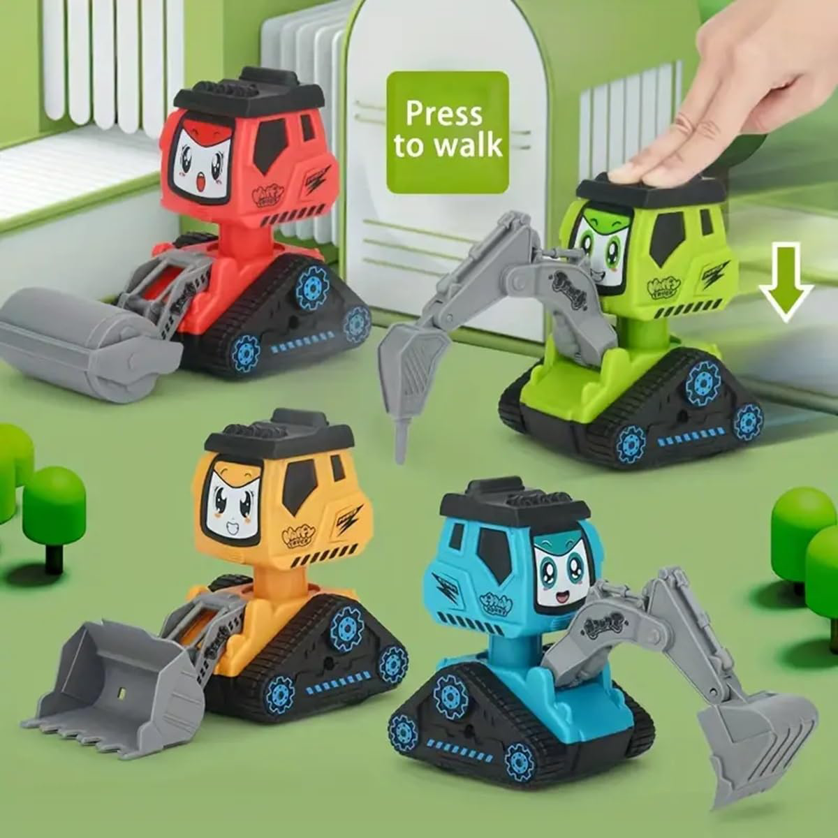 ToyBharat Push N Go Mappy Truck Toy in Multicolour with Realistic Design is a perfect Birthday Gift and Travel Toy for Kids aged 1–6 Years. Safe, Non-Toxic, and fun for Indoor and Outdoor Play adventures.