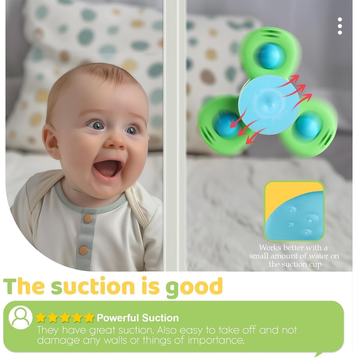 ToyBharat Baby Spinner Set of 3 is a multicolour interactive toy set that promotes motor skills and sensory play. Safe, non-toxic, and perfect for indoor and outdoor fun. A great birthday gift for baby boys and girls.