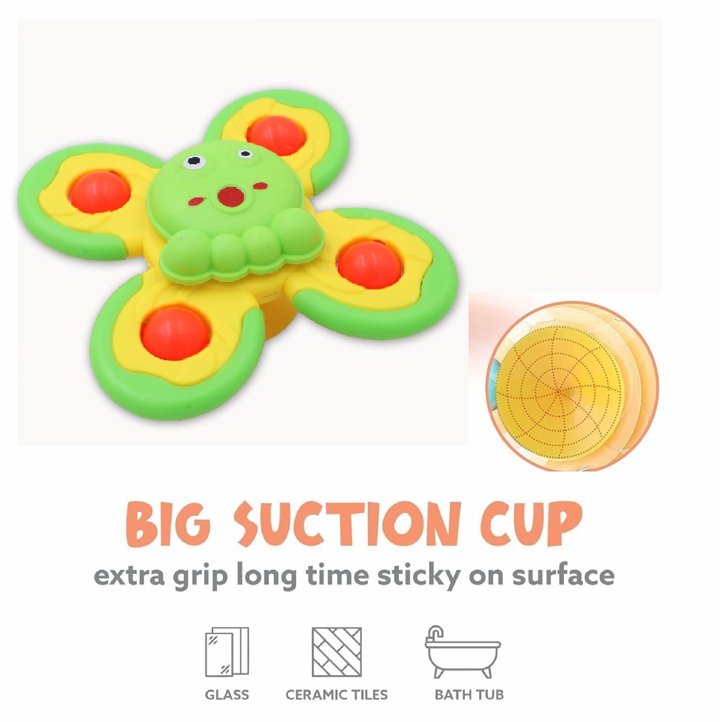 ToyBharat Baby Spinner Set of 3 is a multicolour interactive toy set that promotes motor skills and sensory play. Safe, non-toxic, and perfect for indoor and outdoor fun. A great birthday gift for baby boys and girls.