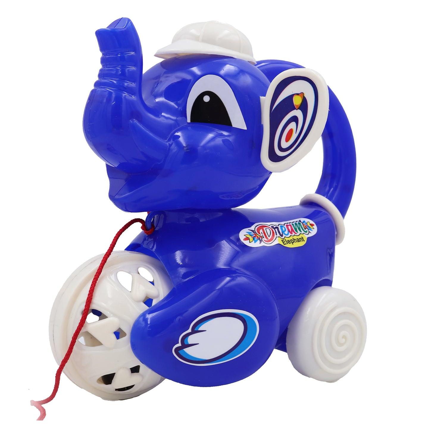 ToyBharat Dream Elephant Pull Along Toy is a multicolour travel toy for kids aged 1-6. Designed for indoor and outdoor fun, it boosts motor skills and offers safe, imaginative play with a realistic elephant design.