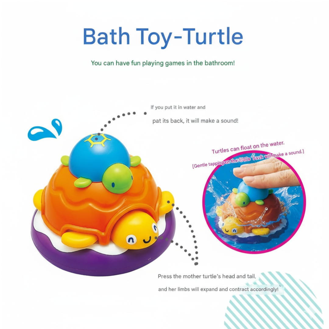 Toybharat Baby Turtle | Multicolour| Interactive Toys | Birthday Gifts For Kids |