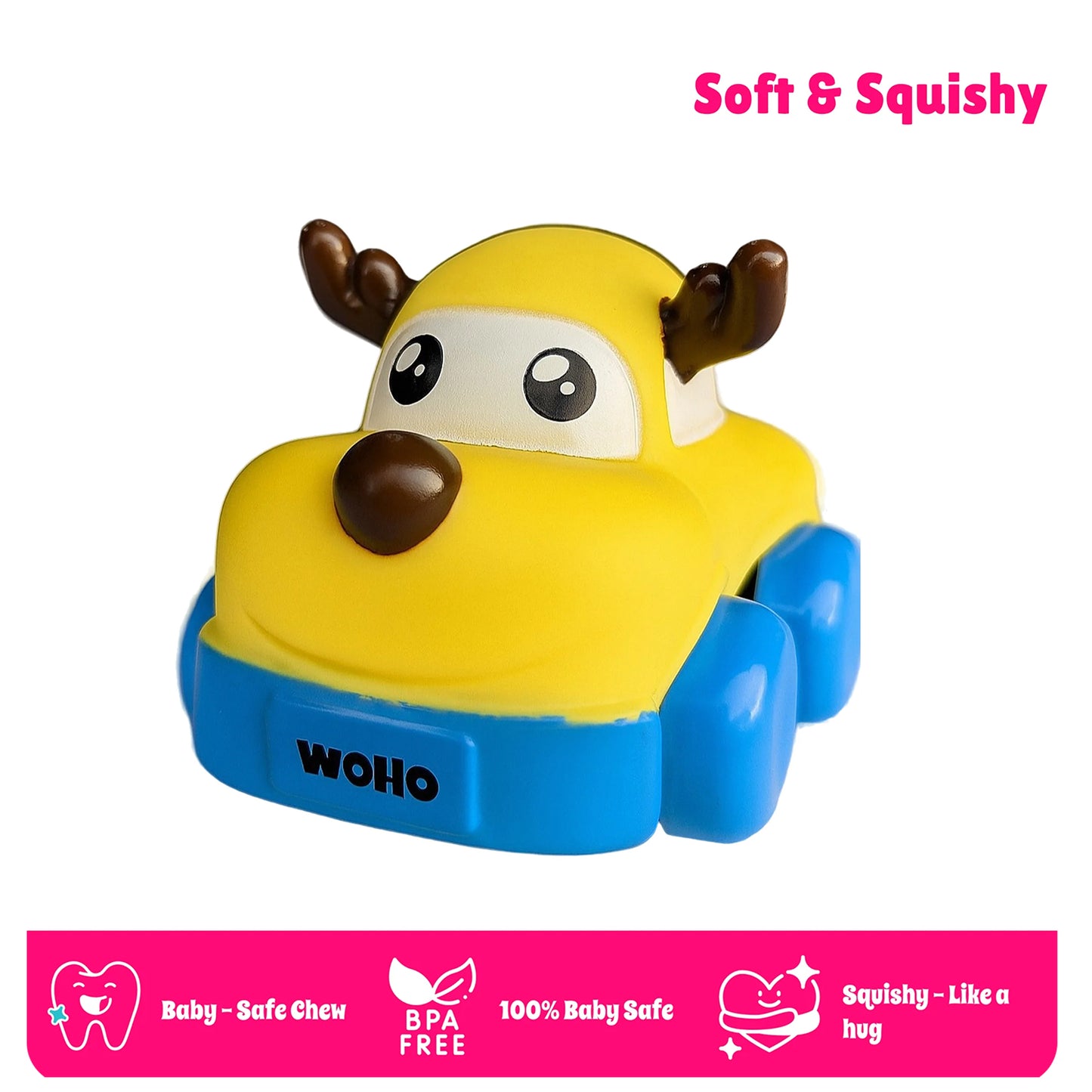 Toybharat Soft Cuddle Cruiser | Multicolour | Blocks & Stacking Toy | Birthday Gift for Boy and Girl Baby 12 Pcs.