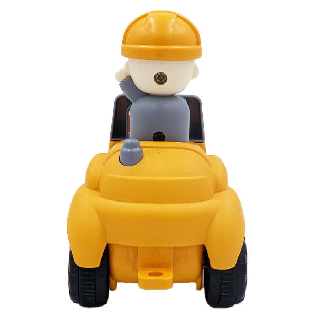 Toybharat Construction Truck Set Of 1 Pcs. |Multicolour | Push N Go Toys | Birthday Gift for Boy and Girl Baby