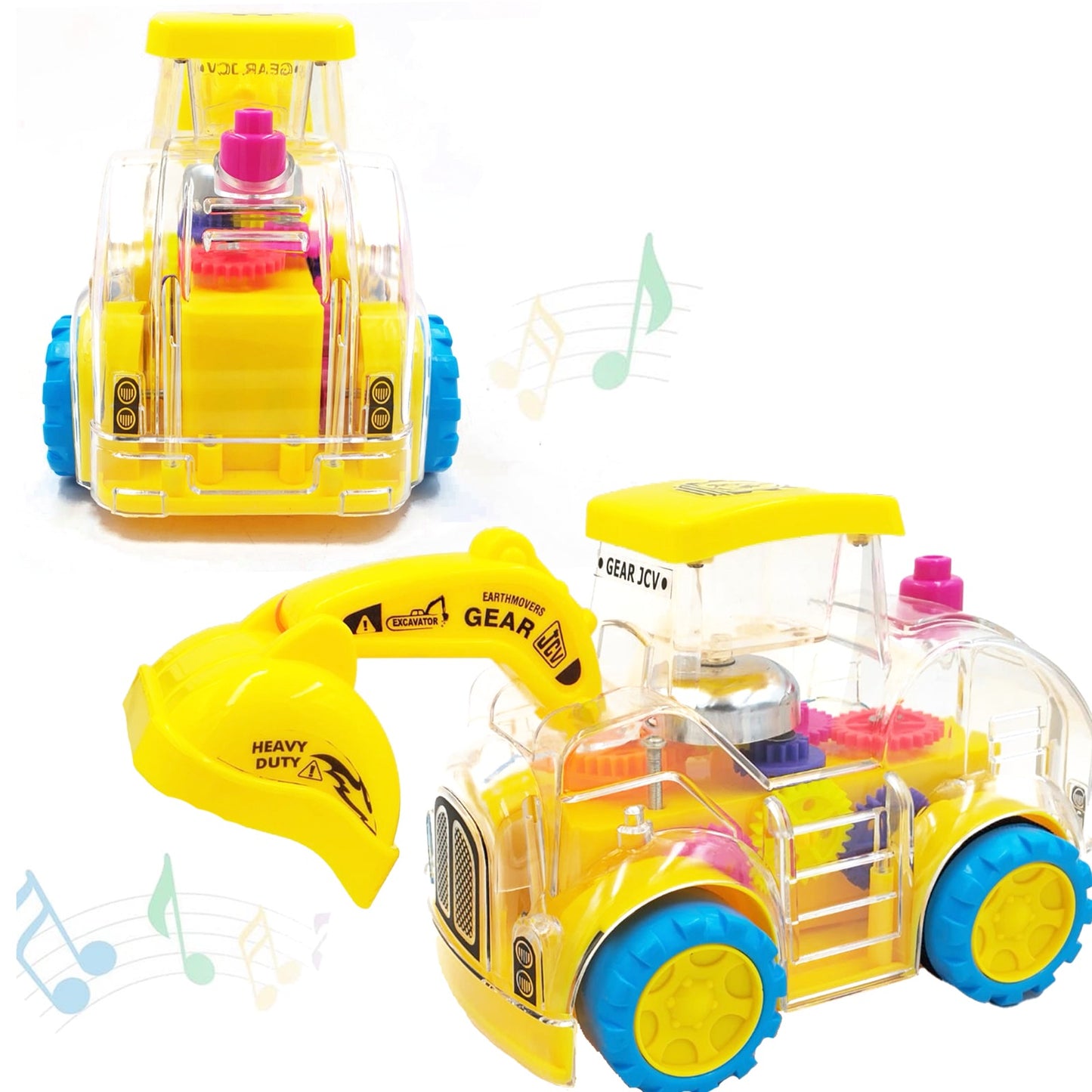 Toybharat Gear Jcv |Multicolour | Travel Toys | Birthday Gift for Boy and Girl Baby |Intractive Toys