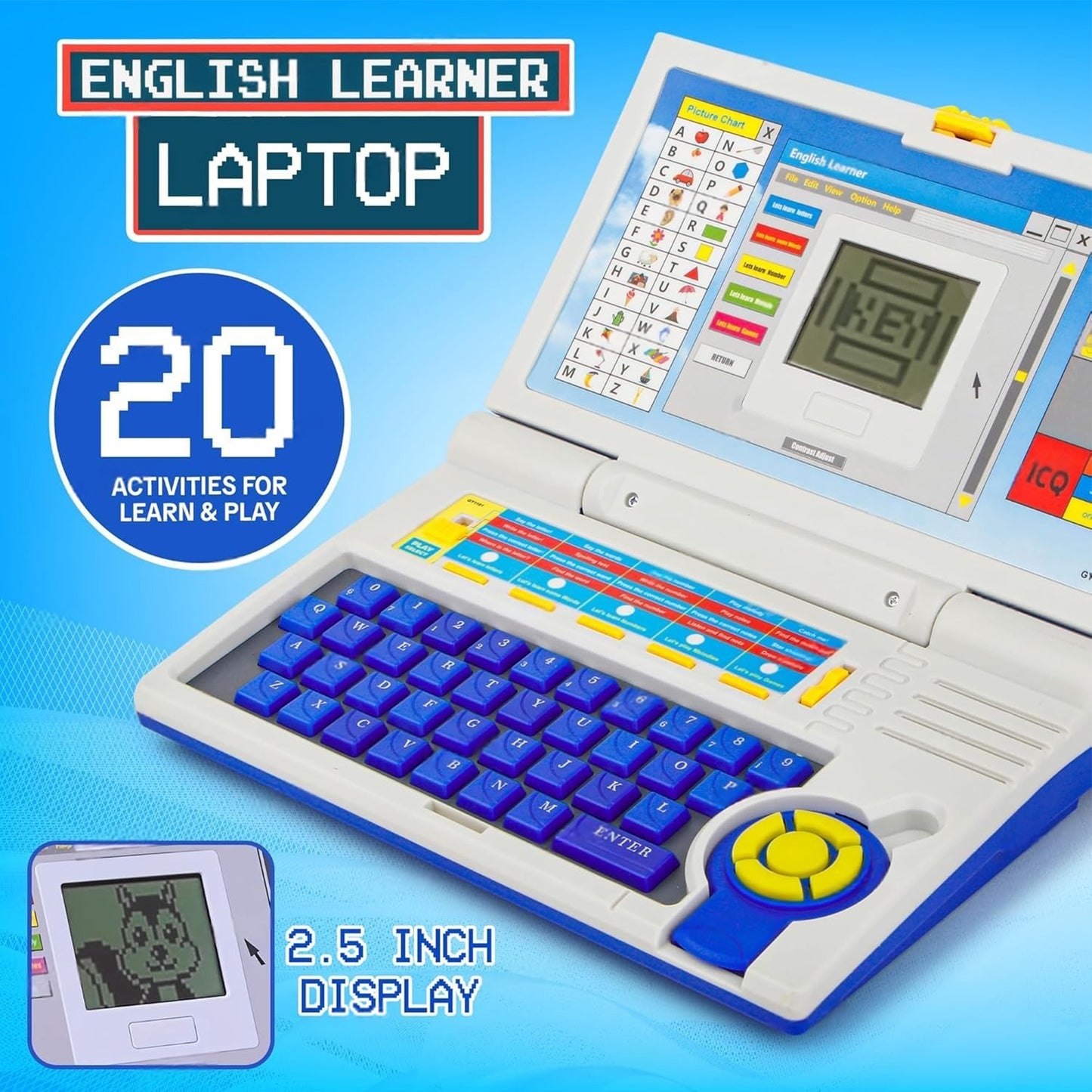 Toybharat Techno Tutor |Multicolour | Learning Toys | Birthday Gift for Boy and Girl Baby | Interactive Toys