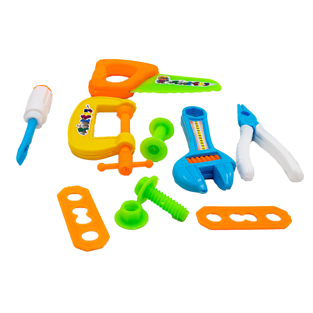 ToyBharat Tool Kit Toy is a colorful role-play set for kids. Encourages creativity and learning while offering fun pretend-play construction time!