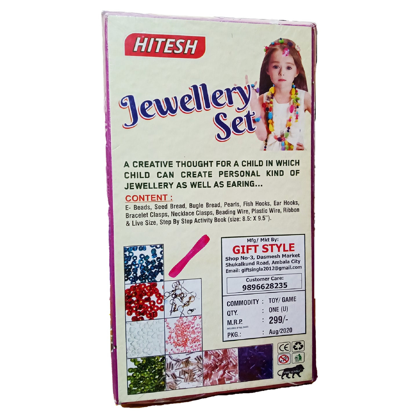 Toybharat Jwellery Set For Girls |Multicolour | Girls Toys | Doll & Play Set