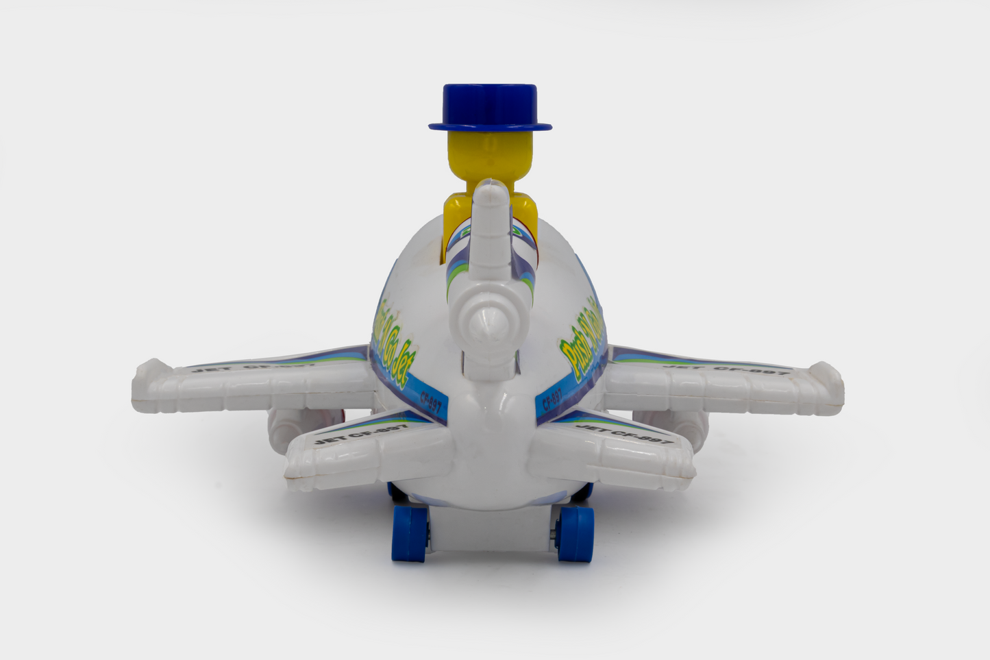 Toybharat Push N Go Jet | Multicolour | Push N Go Toys | Birthday Gift for Boy and Girl Baby