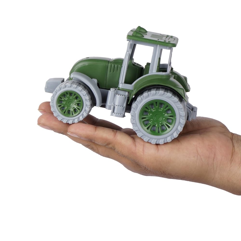 Toybharat Nissan Tractor |Multicolour |Friction Power Toys | Baby Gift