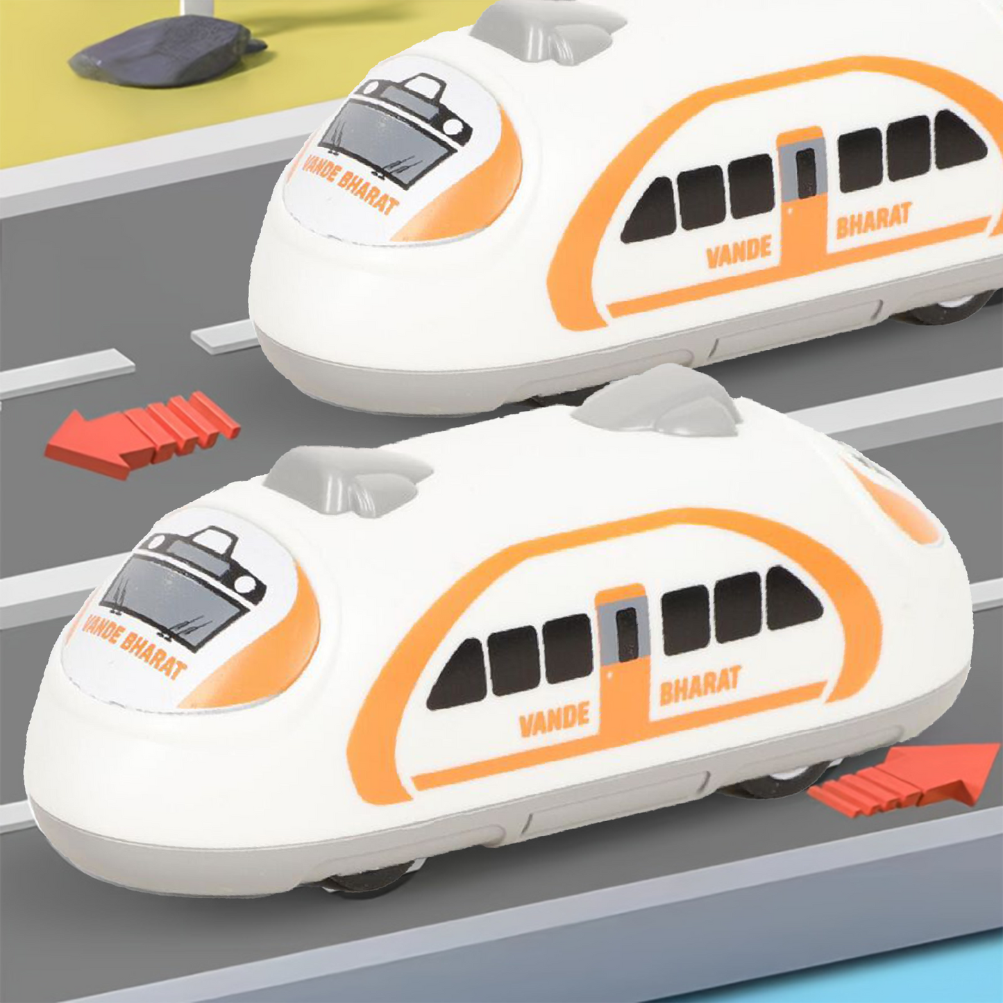ToyBharat PullBack Vandebharat Train 1pcs | Multicolour | Travel Toys | Birthday Gift for kids |