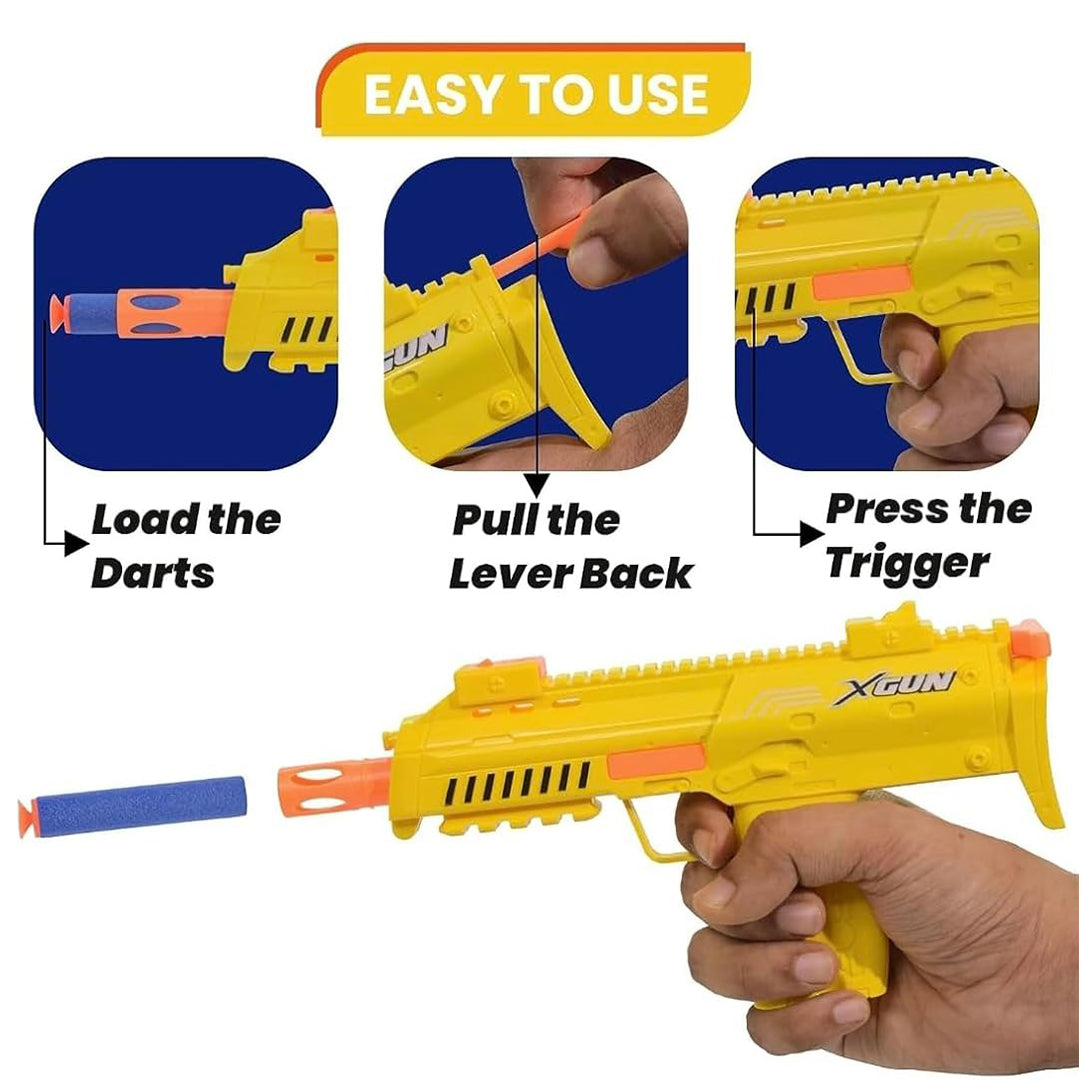 ToyBharat Toybharat X Shot Gun Toy | Multicolour | Learning Toys | Birthday Gift for Boy | Interactive Toys