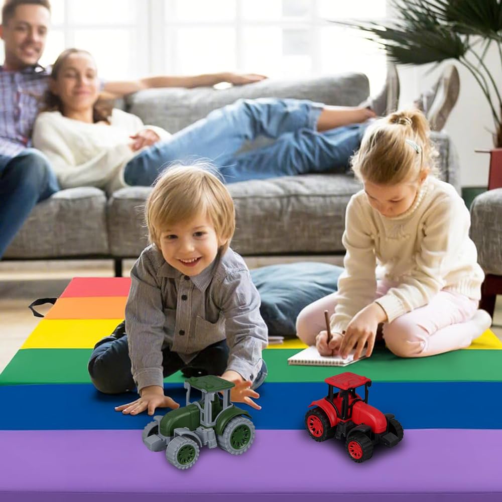 Toybharat Nissan Tractor |Multicolour |Friction Power Toys | Baby Gift