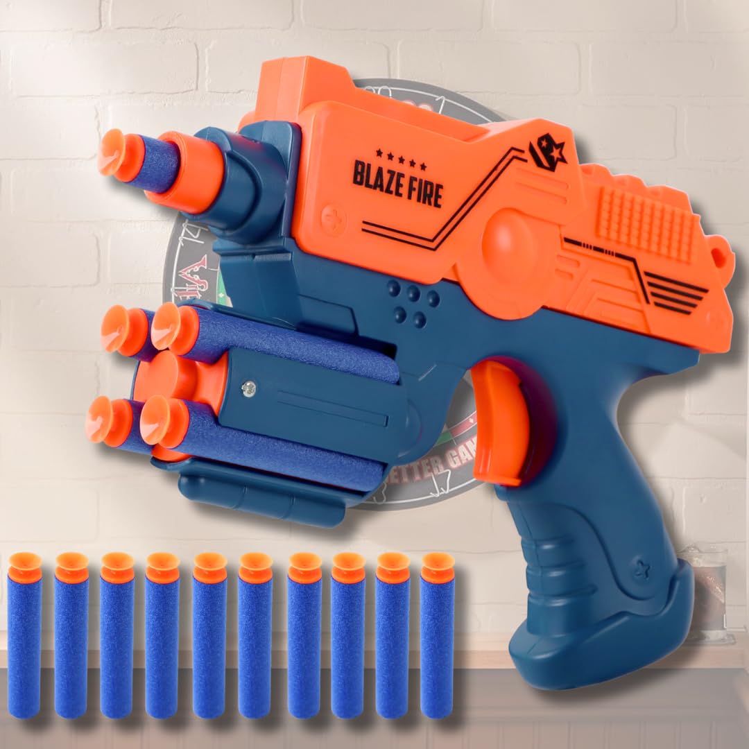 Toybharat Blaze Fire Gun | Multicolour | Gun Toys | Birthday Gift for Boy and Girl Baby | Interactive Toys