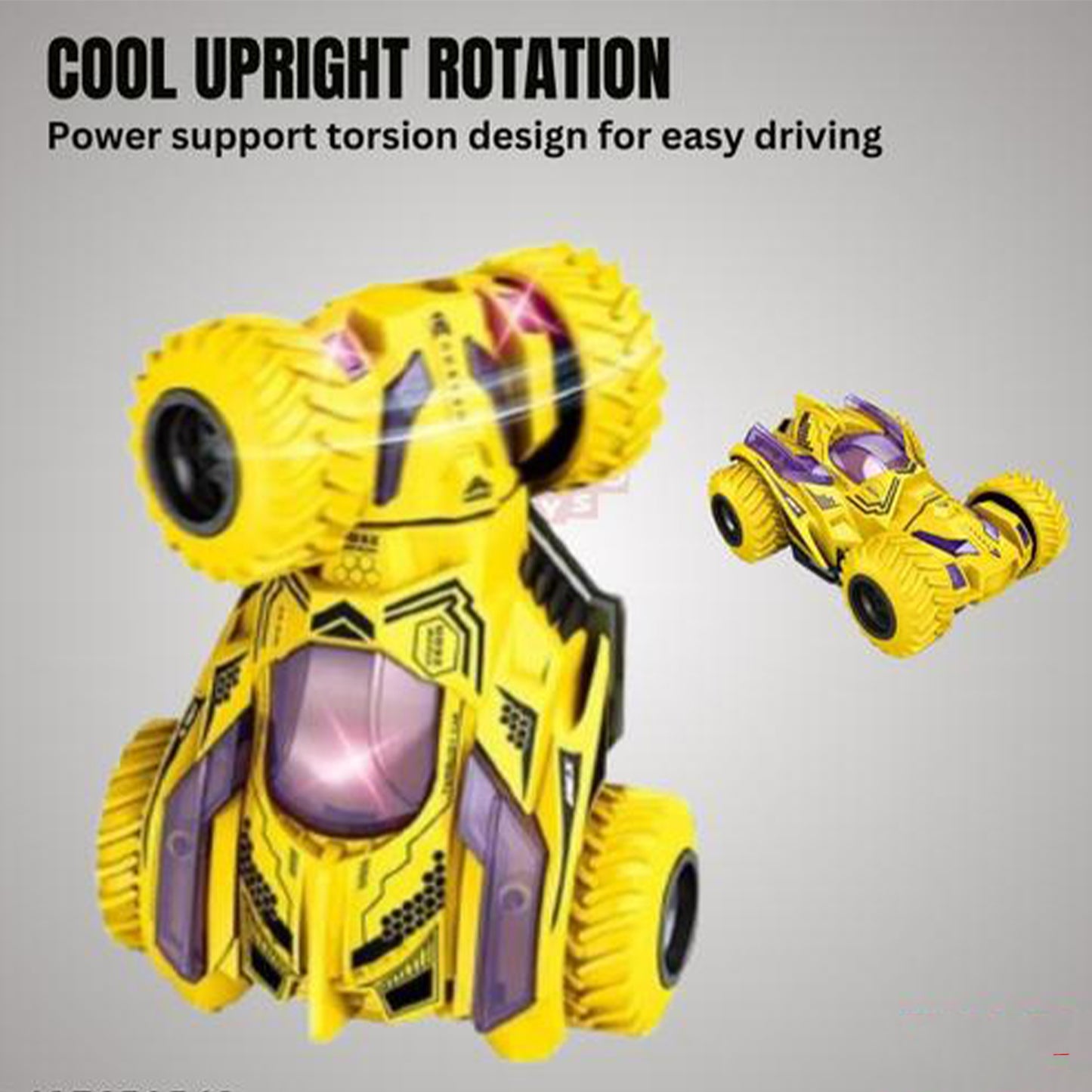 ToyBharat Rotating car | Multicolour | Interactive Toys | Birthday Gift for Boy and Girl Baby | Friction Toy
