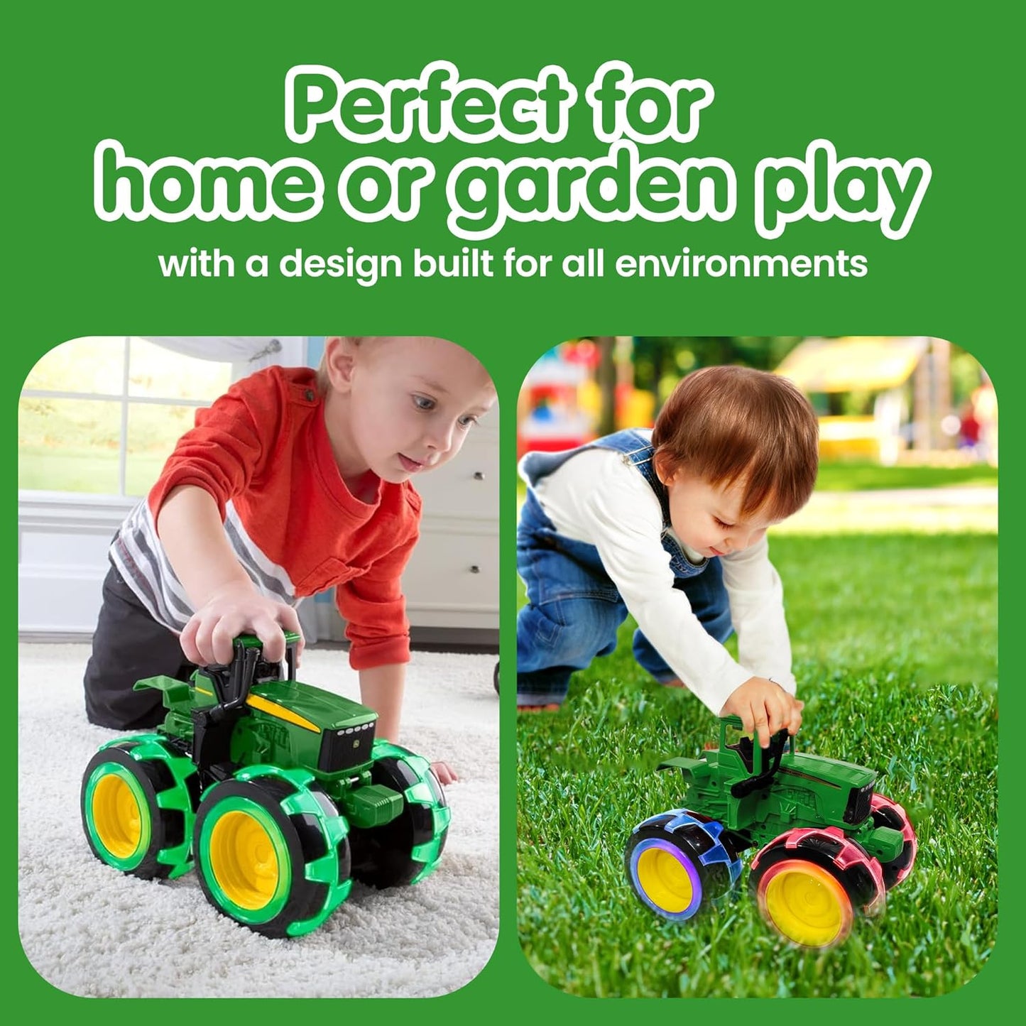 ToyBharat Lighting Small Farm Tractor | Electronics Small Farm Tractor | Lighting Toy | Multicolor | Birthday Gift for kids |
