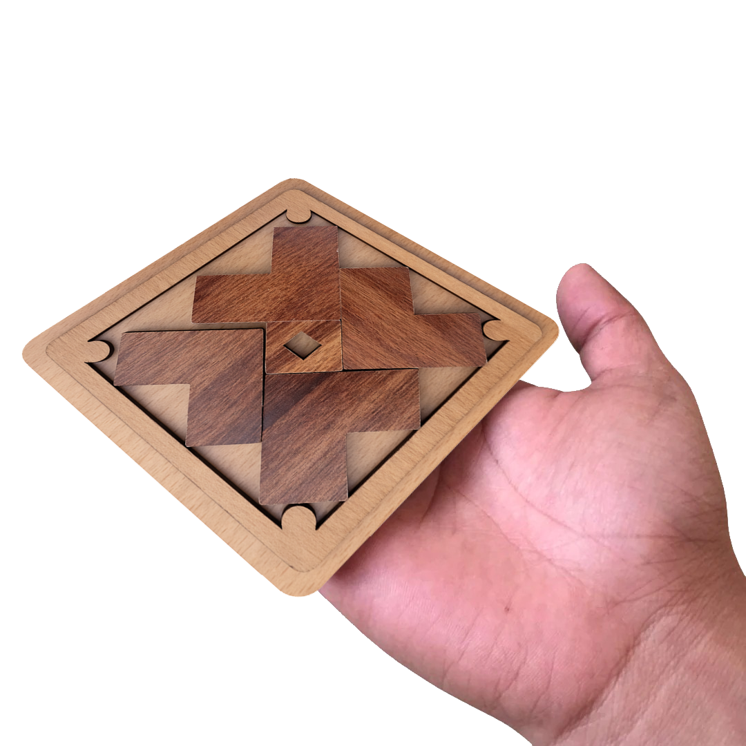 Toybharat Wooden ZIg Zac Puzzle Game Board Game Puzzle Toy (Multicolour) for Adults Family Contemporary Manufacture And Unisex Kids (Colour May Differ)