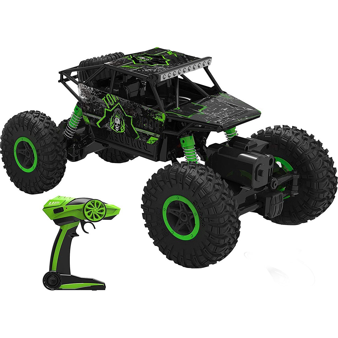 ToyBharat RC Monster Remote Control Car is a powerful multicolour electronic car toy with stunt action. Safe, durable, and exciting for kids, it's ideal for indoor and outdoor play and makes a thrilling gift.
