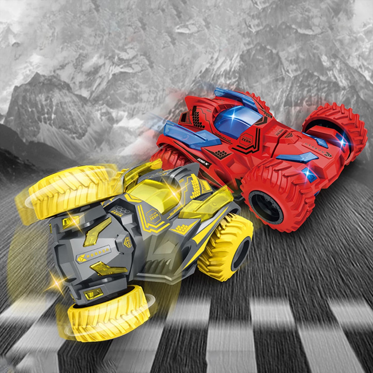 ToyBharat Rotating car | Multicolour | Interactive Toys | Birthday Gift for Boy and Girl Baby | Friction Toy
