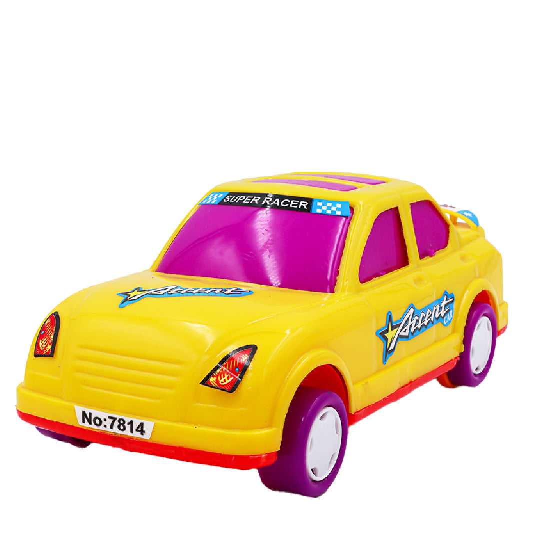 ToyBharat Accent Car is a multicolour friction-powered toy that zooms with a push. Durable, fun, and perfect as a gift for kids who love speed and play.
