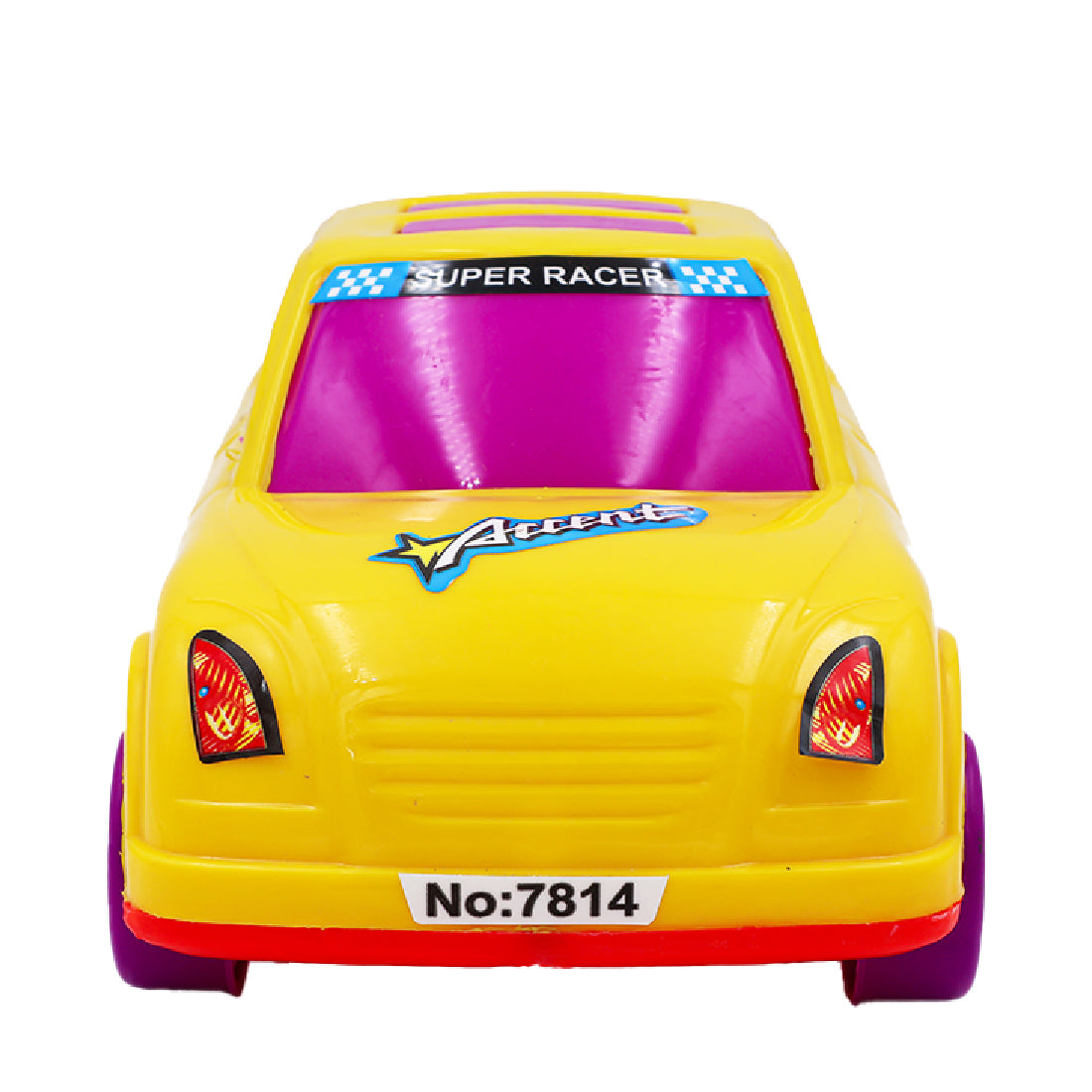 ToyBharat Accent Car is a multicolour friction-powered toy that zooms with a push. Durable, fun, and perfect as a gift for kids who love speed and play.