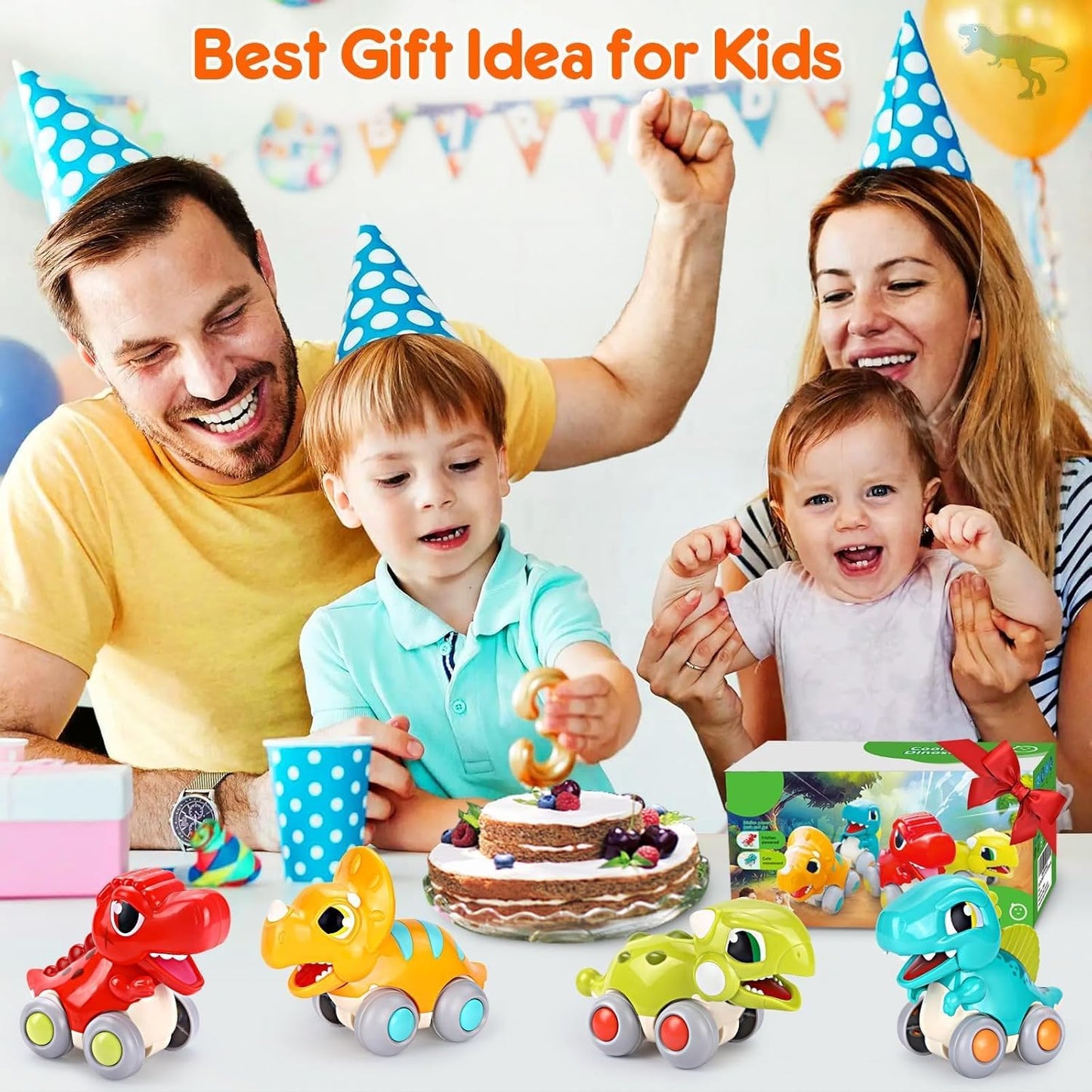 Toybharat Action Dinosaur Assorted | Multicolour | Interactive Toy | Kids Gift | Friction Toys