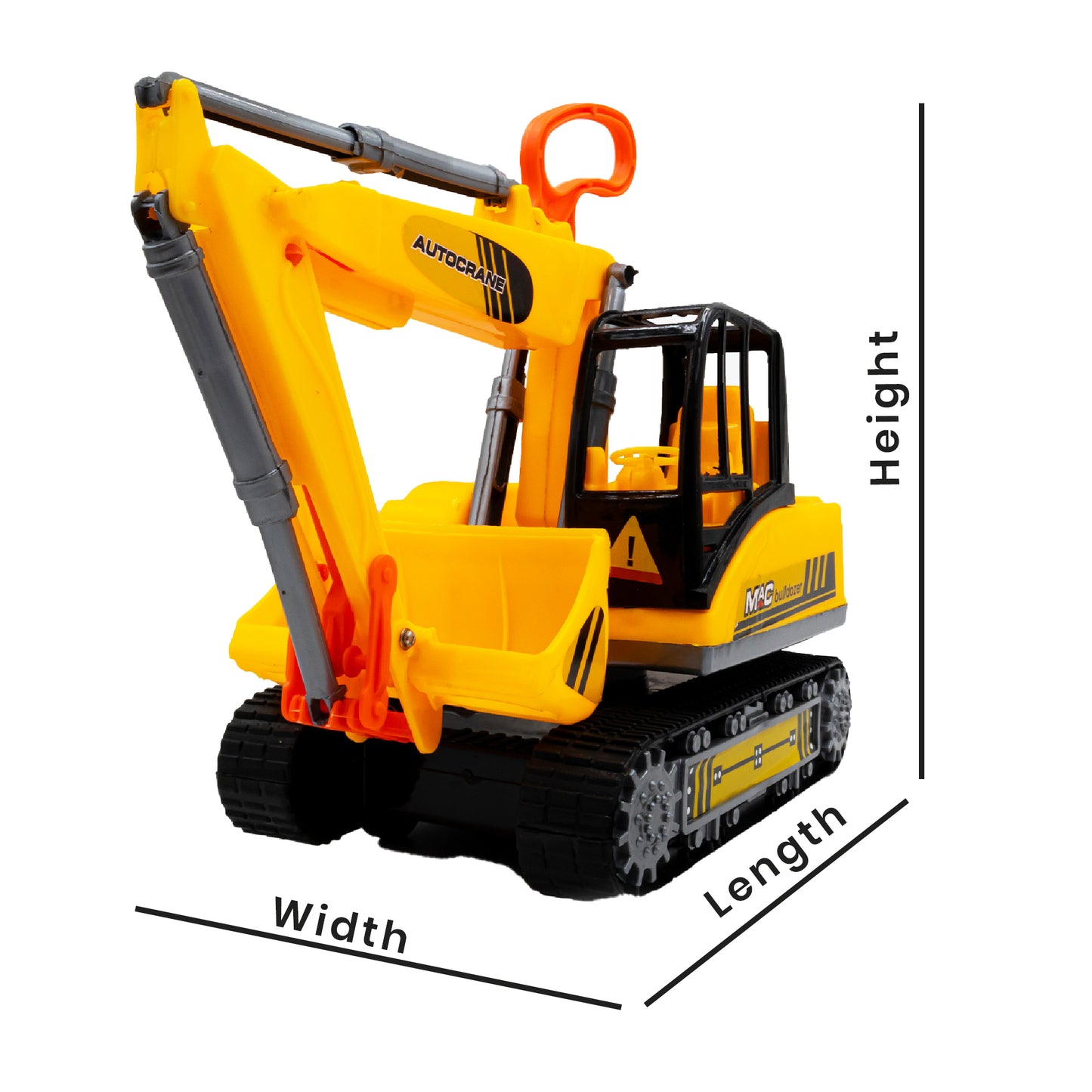 Toybharat Free Wheel Mac Bulldozer |Multicolour |Free Wheel Toys| Toy Gift