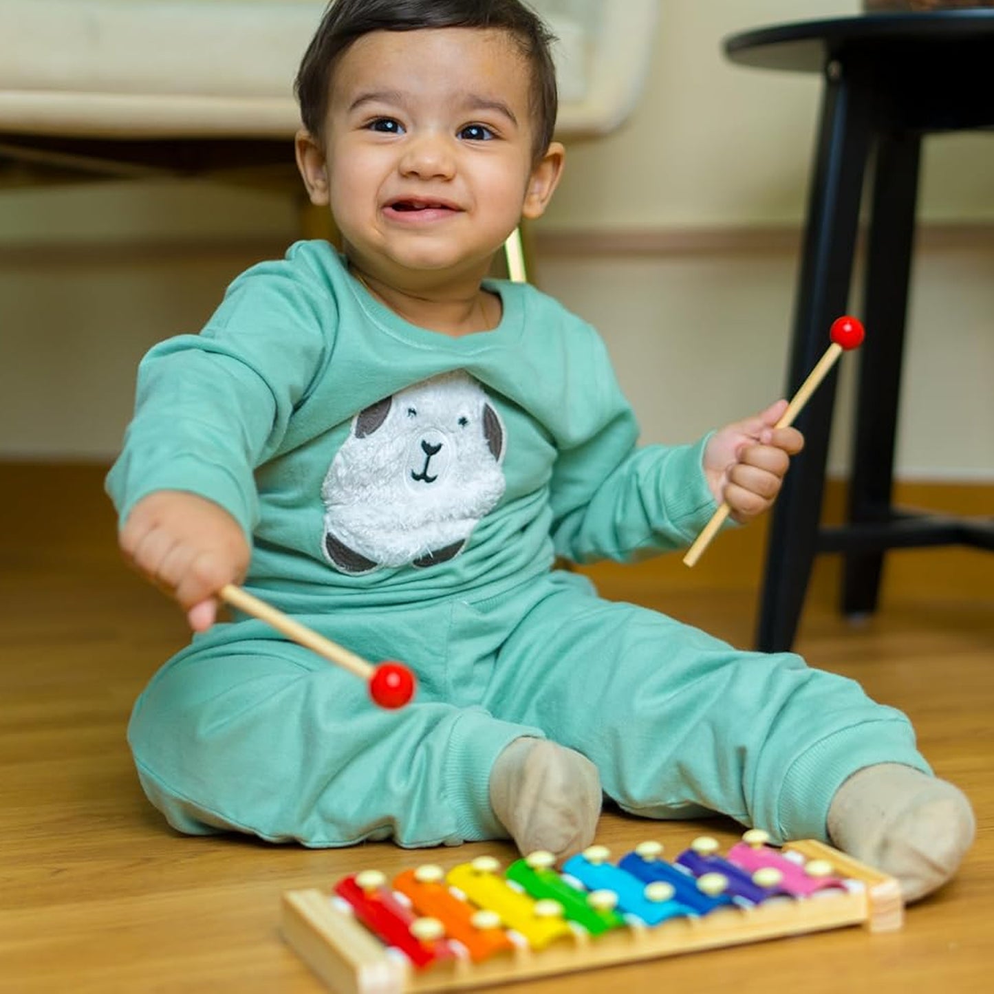Toybharat Wooden Xylophone |Multicolour | Educational Toys | Birthday Gift for Boy and Girl