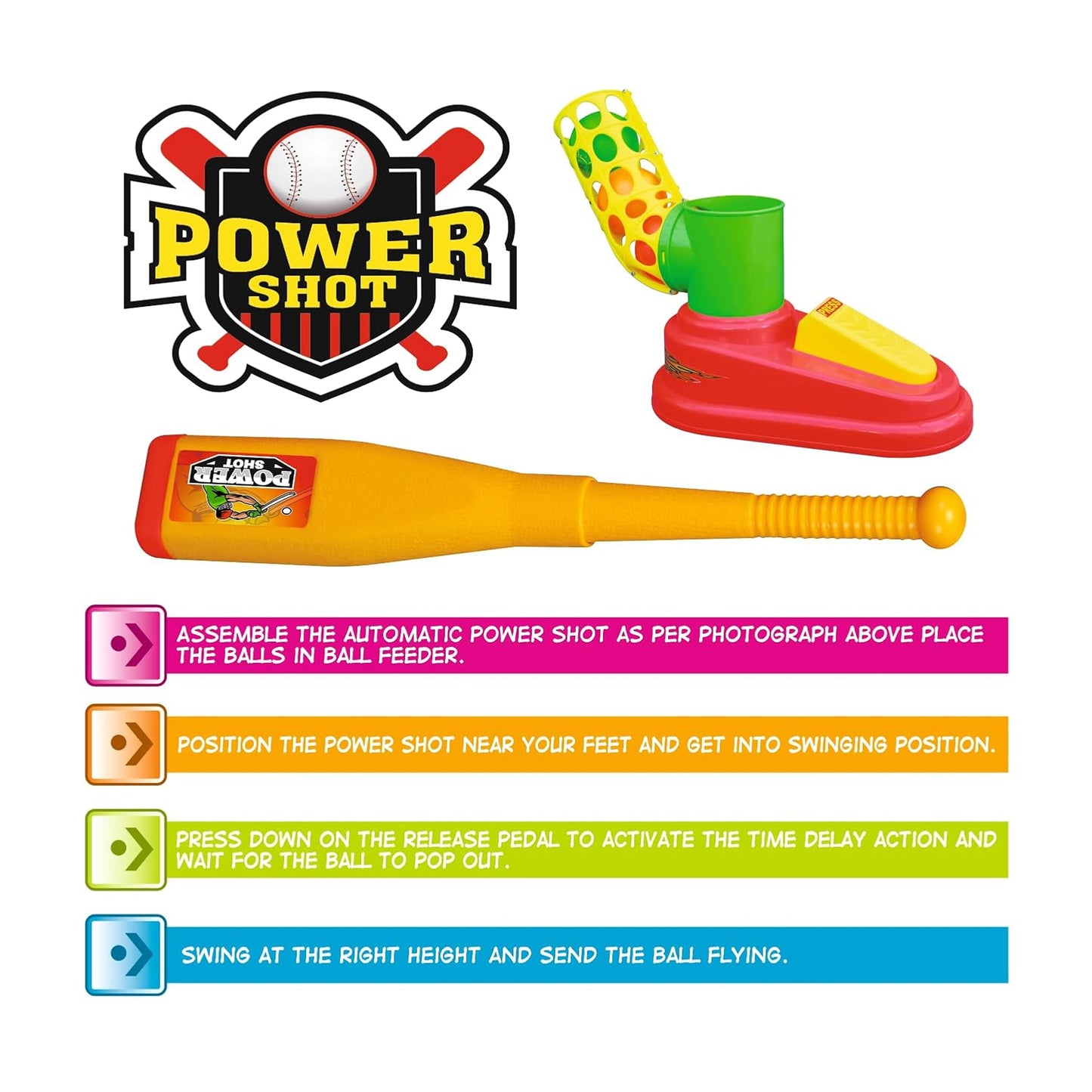 Toybharat Power Shot |Multicolour | Game Toy | Birthday Gift for Boy | Activity