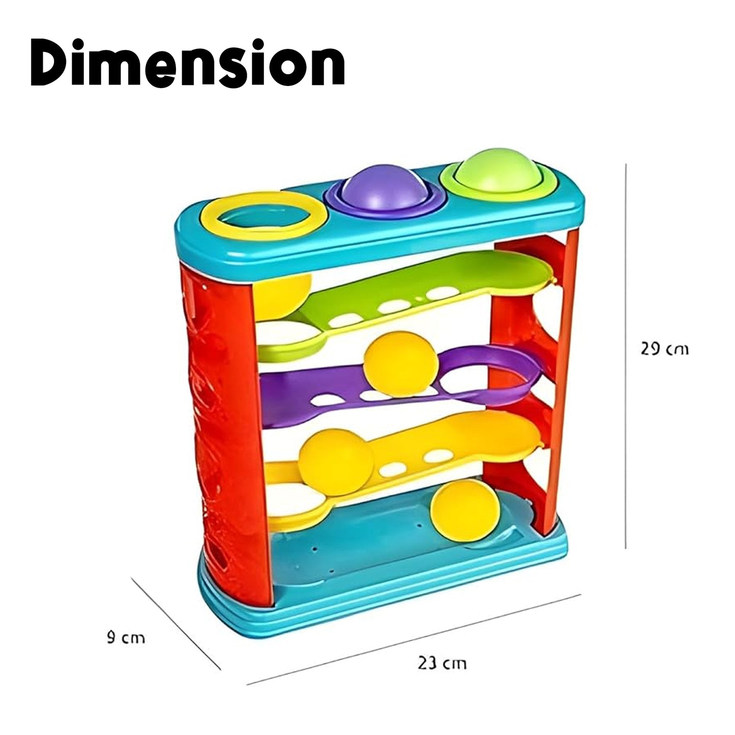 Toybharat Hammer ball |Multicolour | Game Toys | Birthday Gift for Boy and Girl Baby