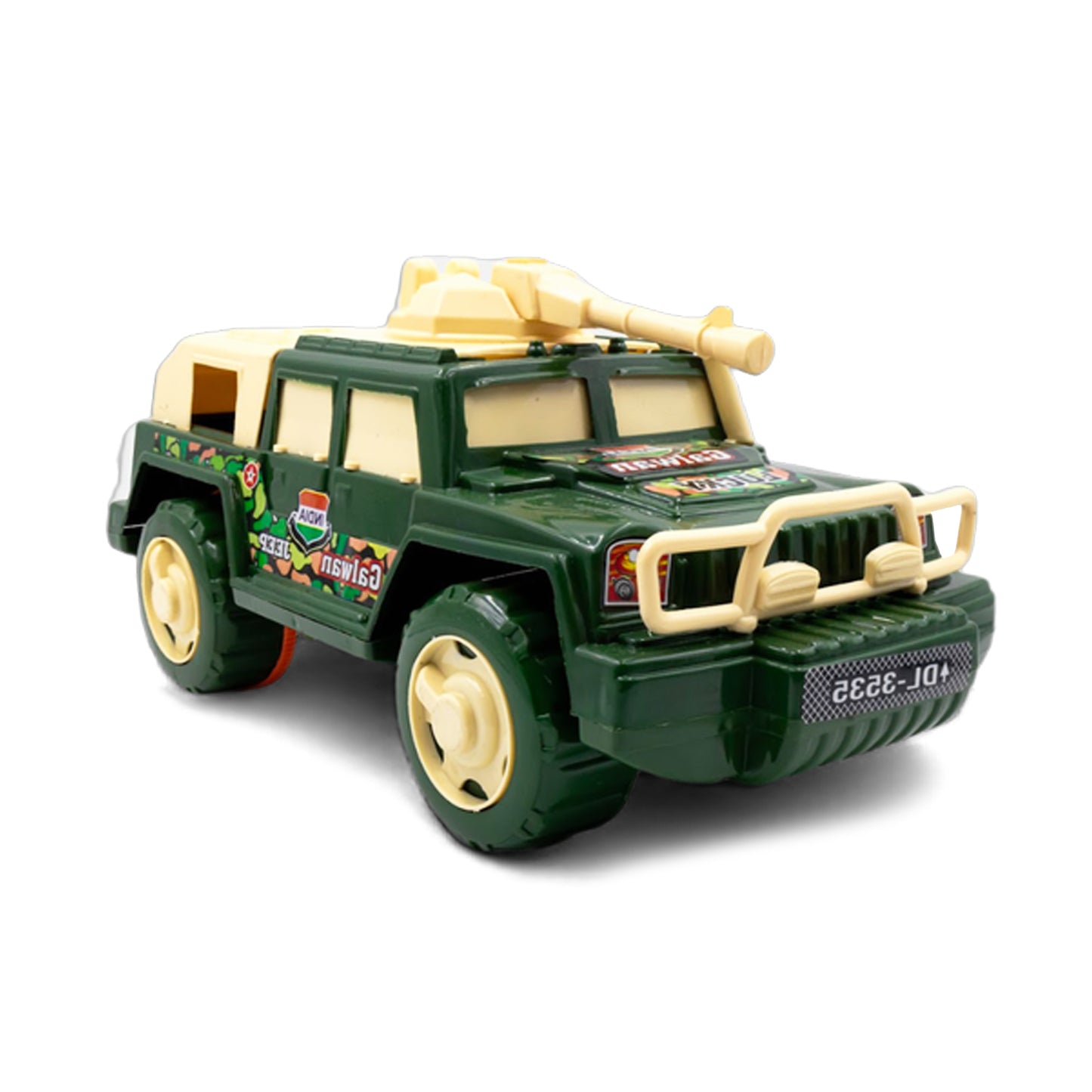 Toybharat Galwan Jeep |Multicolour |Friction Power Toys| Birthday Gift for Boy and Girl Baby