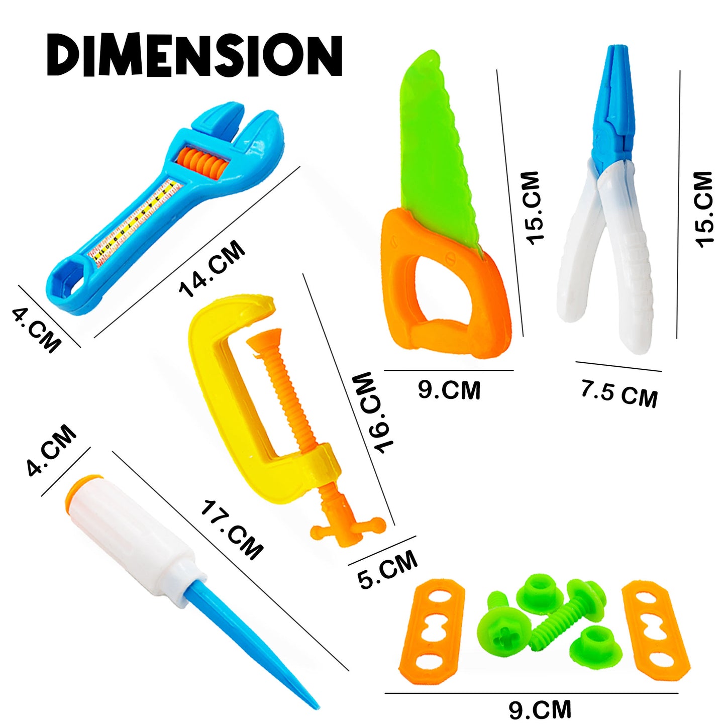 Toybharat Tool Kit Toy | Multicolour | Toy Gift Role Play set | Tools