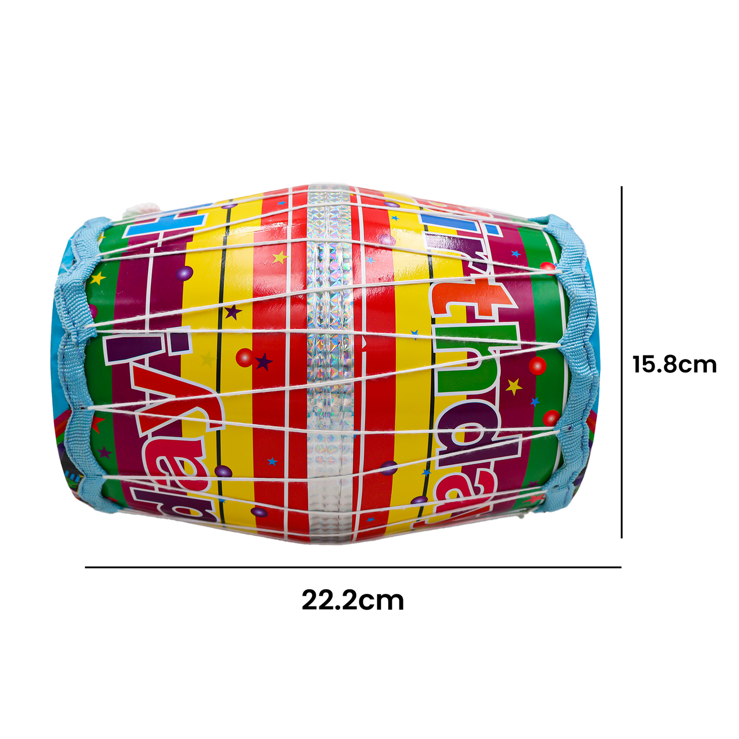 Toybharat Musical Big Dholki | Multicolour | Interactive Toys | Birthday Gift for Boy and Girl Baby