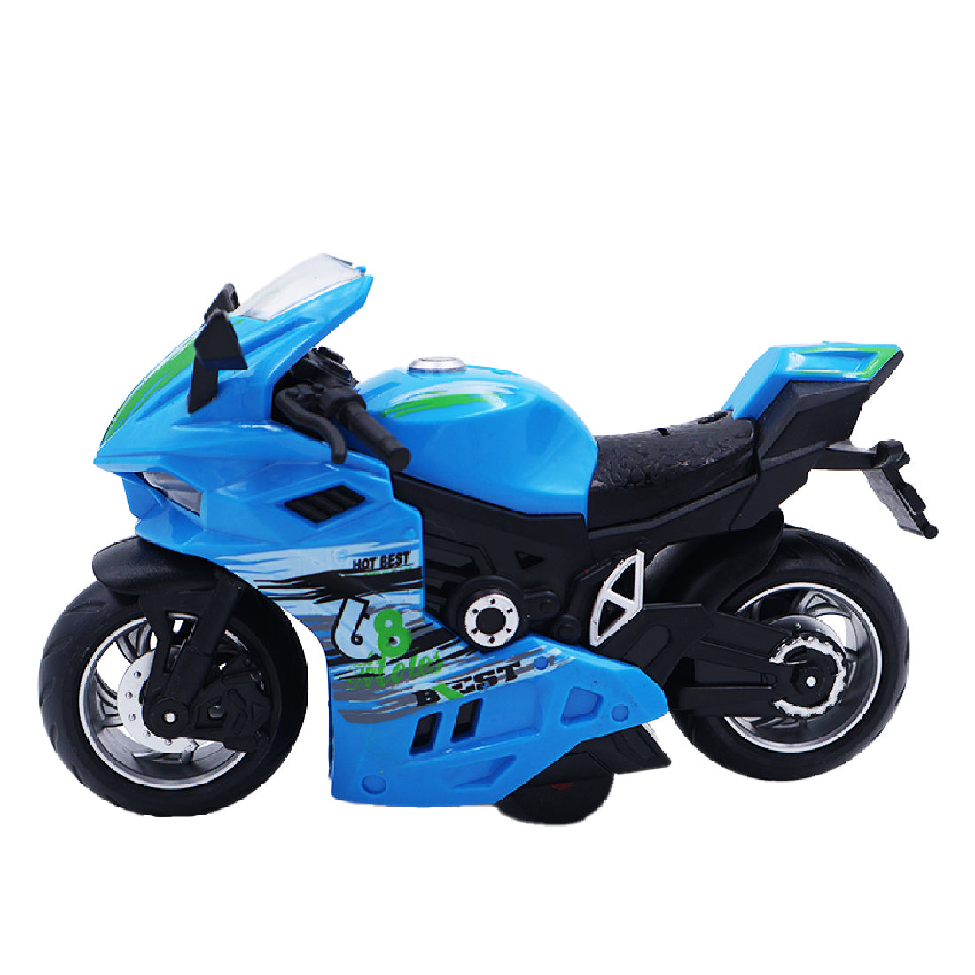ToyBharat  Motorcycle Toy - Friction Motorcycle Toys, Tiny Gift with Music Lighting, Motorcycles Toy for Kids Boys Age 3-8 Year