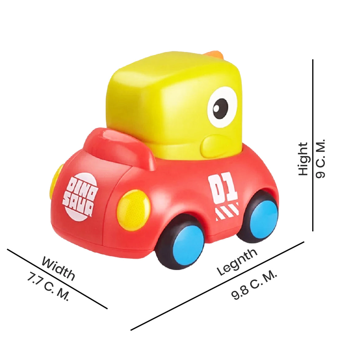 ToyBharat Light & Musical Dino is a fun, multicolour walking dinosaur toy with bright lights and music. Made in India from safe, non-toxic materials, it’s a perfect indoor-outdoor gift for kids aged 1–6 years.