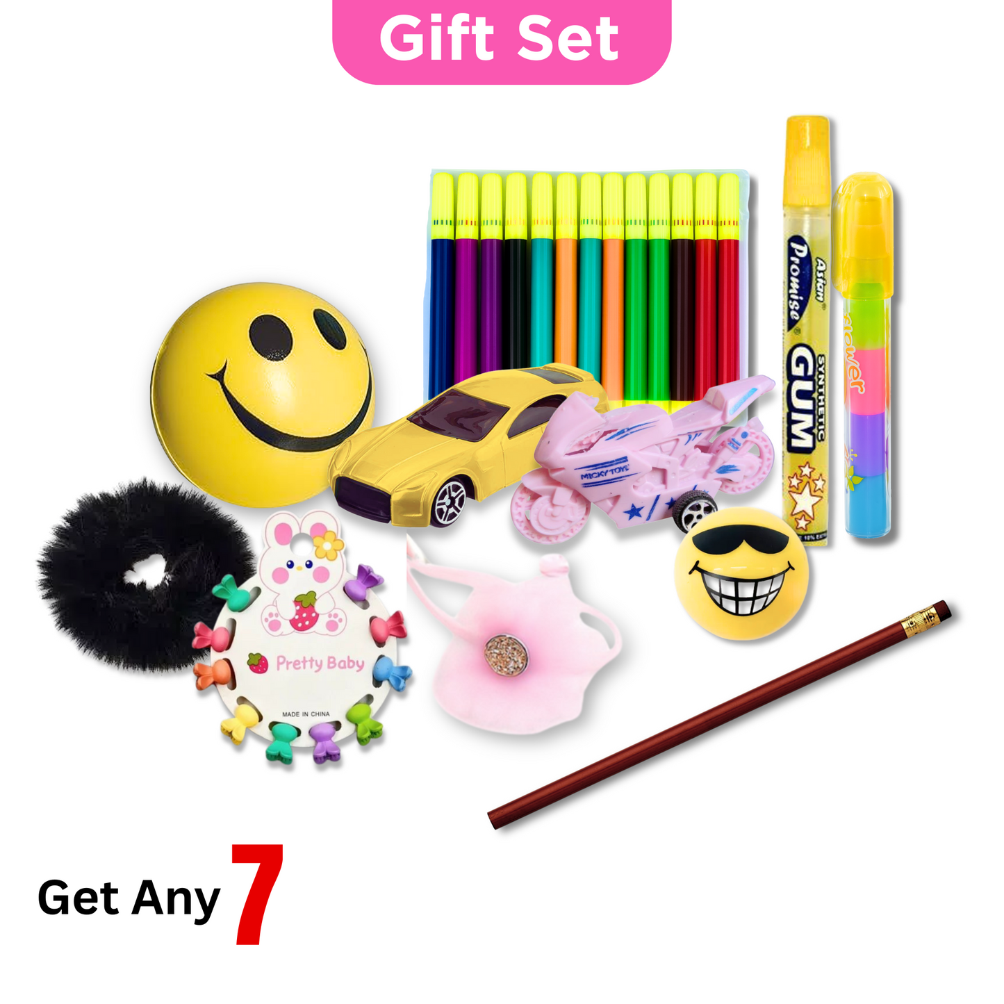ToyBharat Gift Set Toys, Fun N Learn Set for 3+ Year Old Boys & Girls, Birthday Gift for Kids.