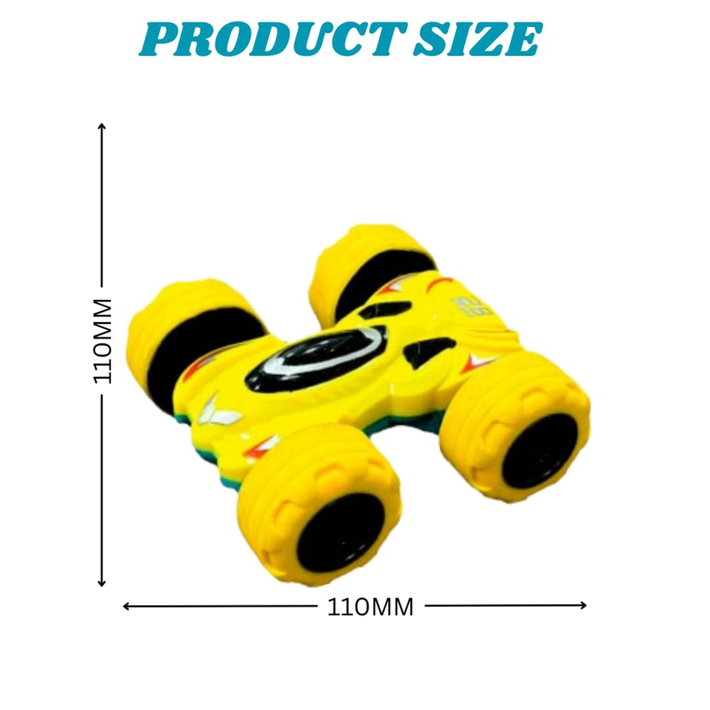 ToyBharat Car Double Sided |Multicolour | Travel Toys | Birthday Gift for Boy and Girl Baby | Friction Toy