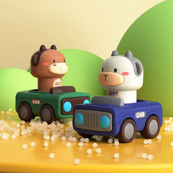 Unisex Kids For Pressing go Animal Car