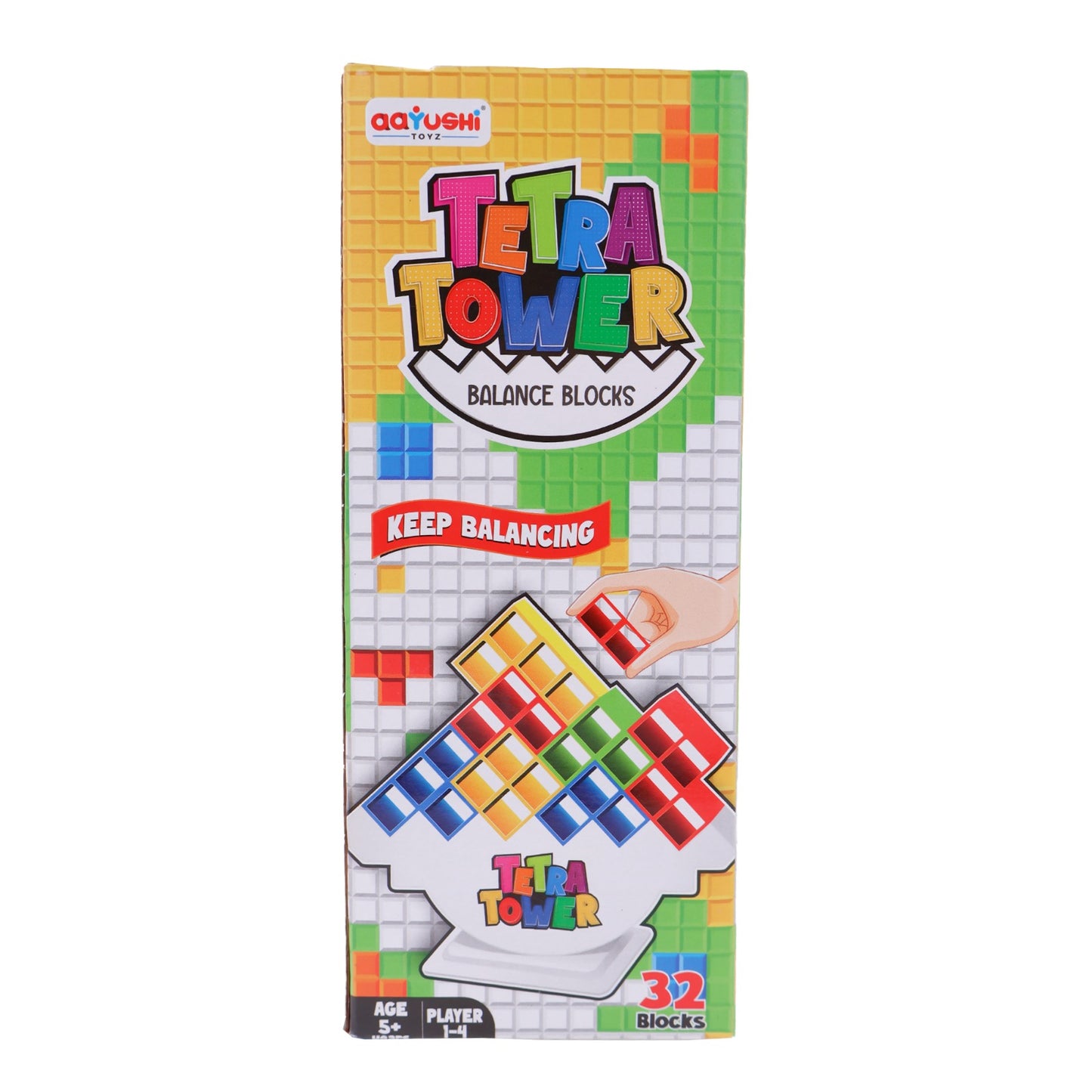 Toybharat Tetra Tower | Activity Toys | Birthday Gift for Boy and Girl Baby