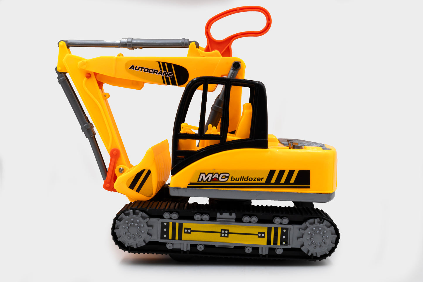 ToyBharat Mac Bulldozer in Multicolour with Free Wheel and Realistic Design is a perfect Travel Toy and Birthday Gift for Kids aged 1–6 Years. Safe, Non-Toxic, and ideal for Indoor and Outdoor Play.