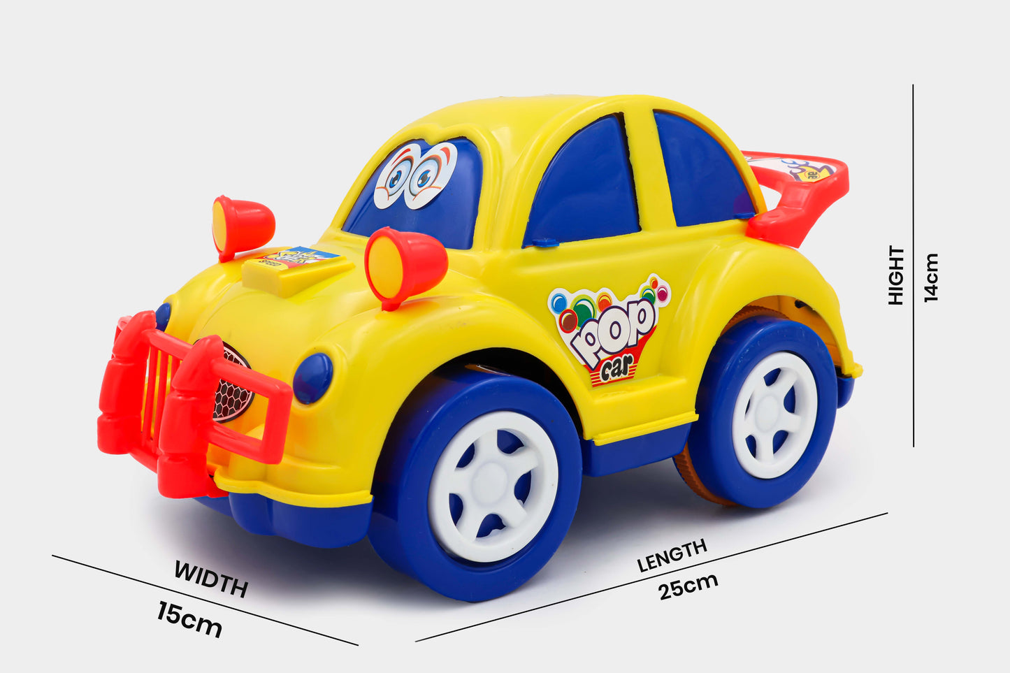 Toybharat Classic Car |Multicolour | Train Car Toy | Birthday Gift for Boy and Girl Baby