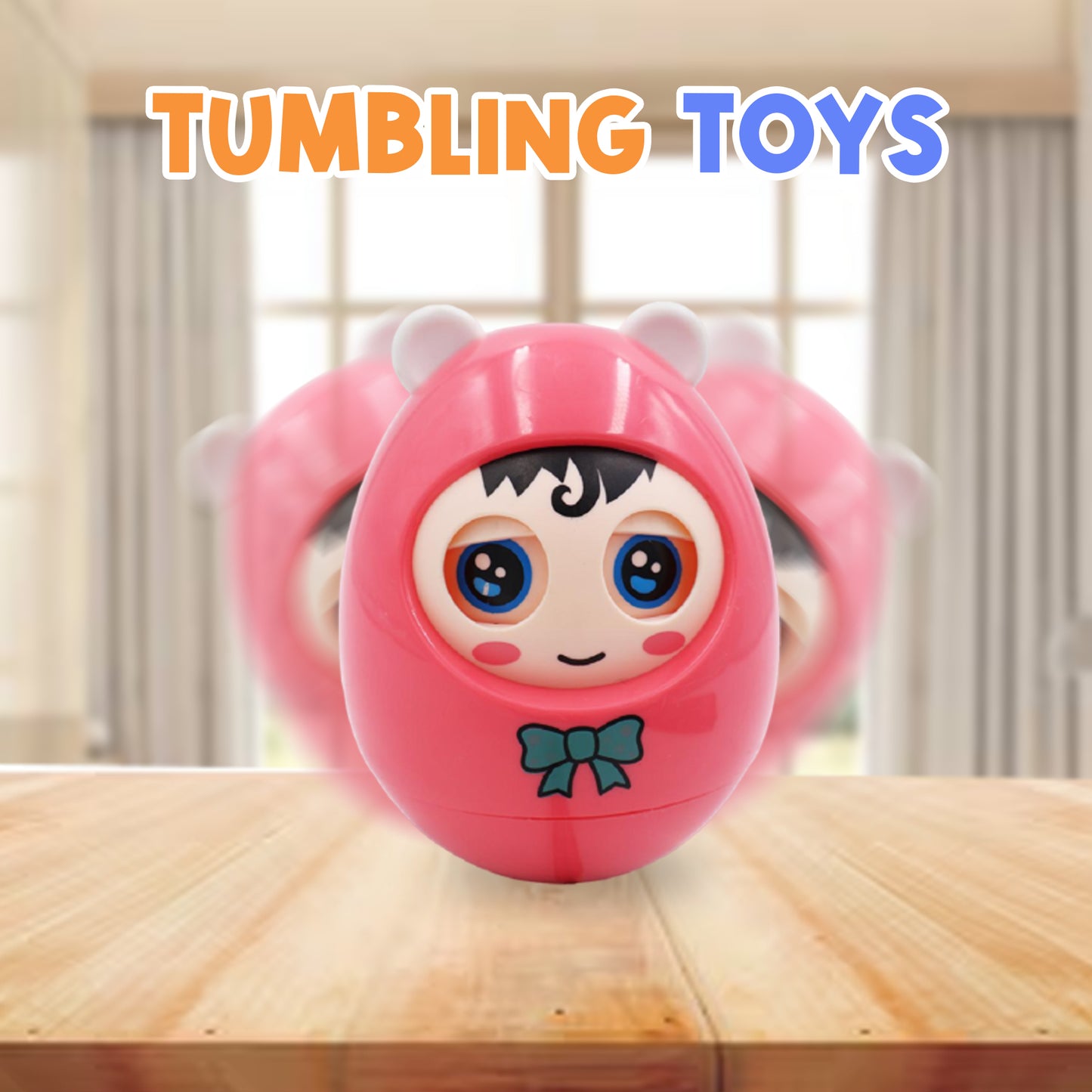 ToyBharat Musical Rolly Polly Owl | Multicolour | Travel Toys | Birthday Gift for kids | Interactive Toys| One Pcs. 1