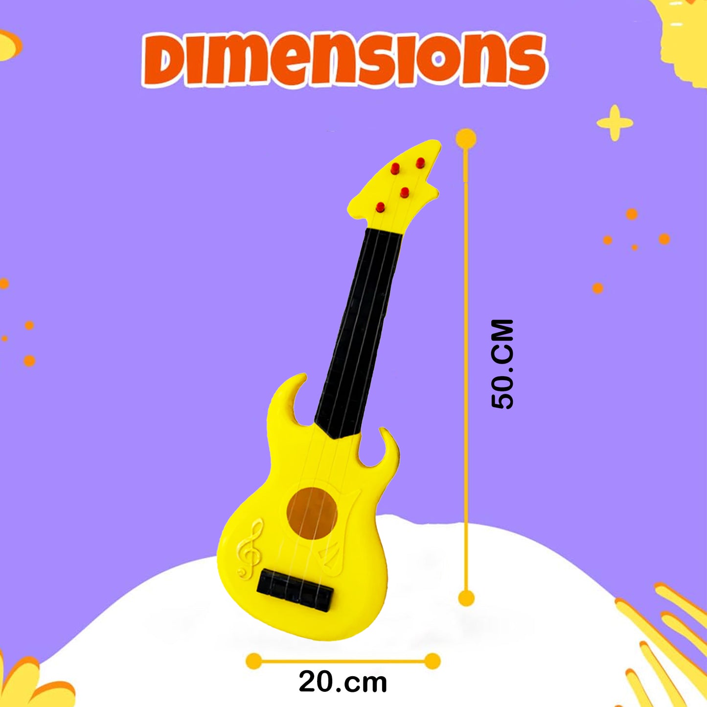 Toybharat Rocking Guitar |Multicolour |Intractive Toys | Musical Toy