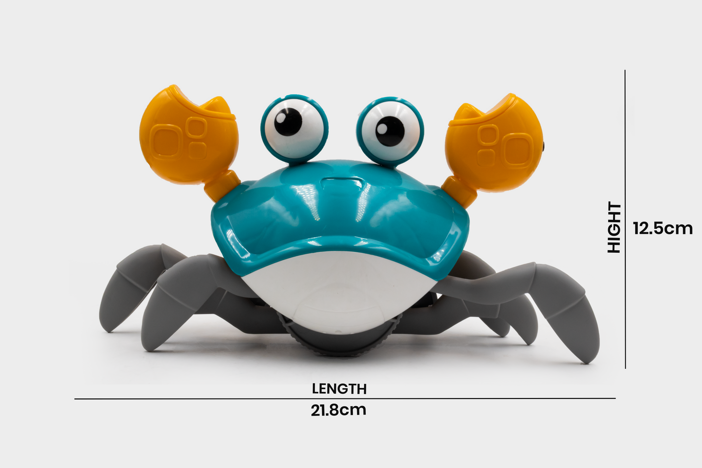 ToyBharat Musical Dancing & Crawling Crab Toy is a fun interactive robot toy for kids. With music, lights, and smart crawling movement, it's safe, non-toxic, and perfect for active and educational play.