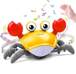 ToyBharat Musical Dancing & Crawling Crab Toy is a fun interactive robot toy for kids. With music, lights, and smart crawling movement, it's safe, non-toxic, and perfect for active and educational play.