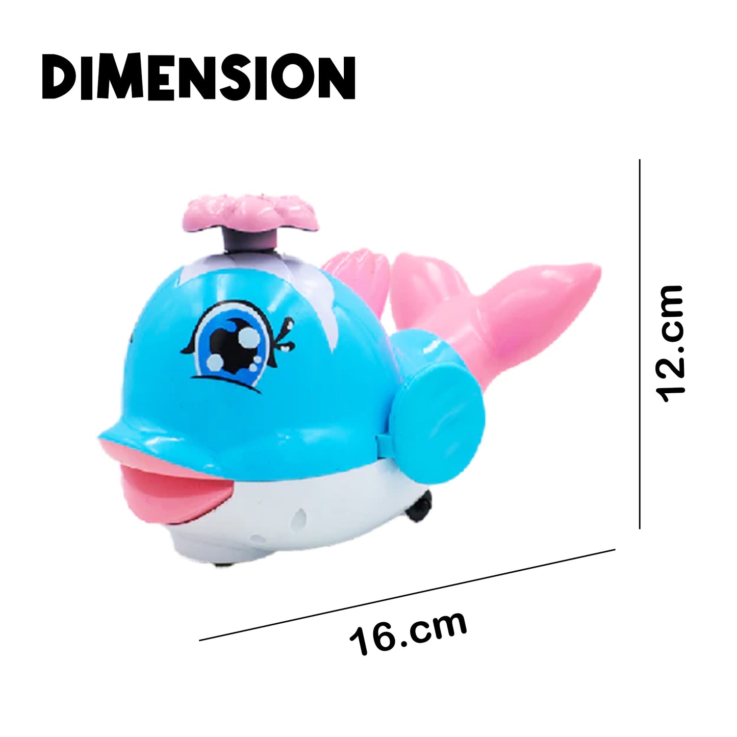 Toybharat Musical N Floating Ball Dolphin Toy |Kids |Intractive Toys | Robot Toy